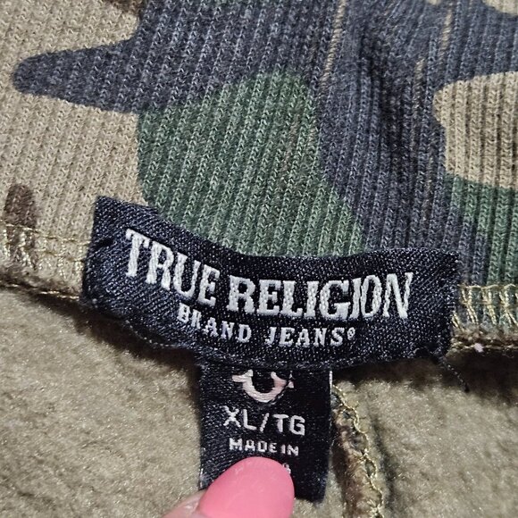 True Religion Joggers Camo XL Streetwear Athleisure Hypebeast Urban Style Unisex - Picture 3 of 15